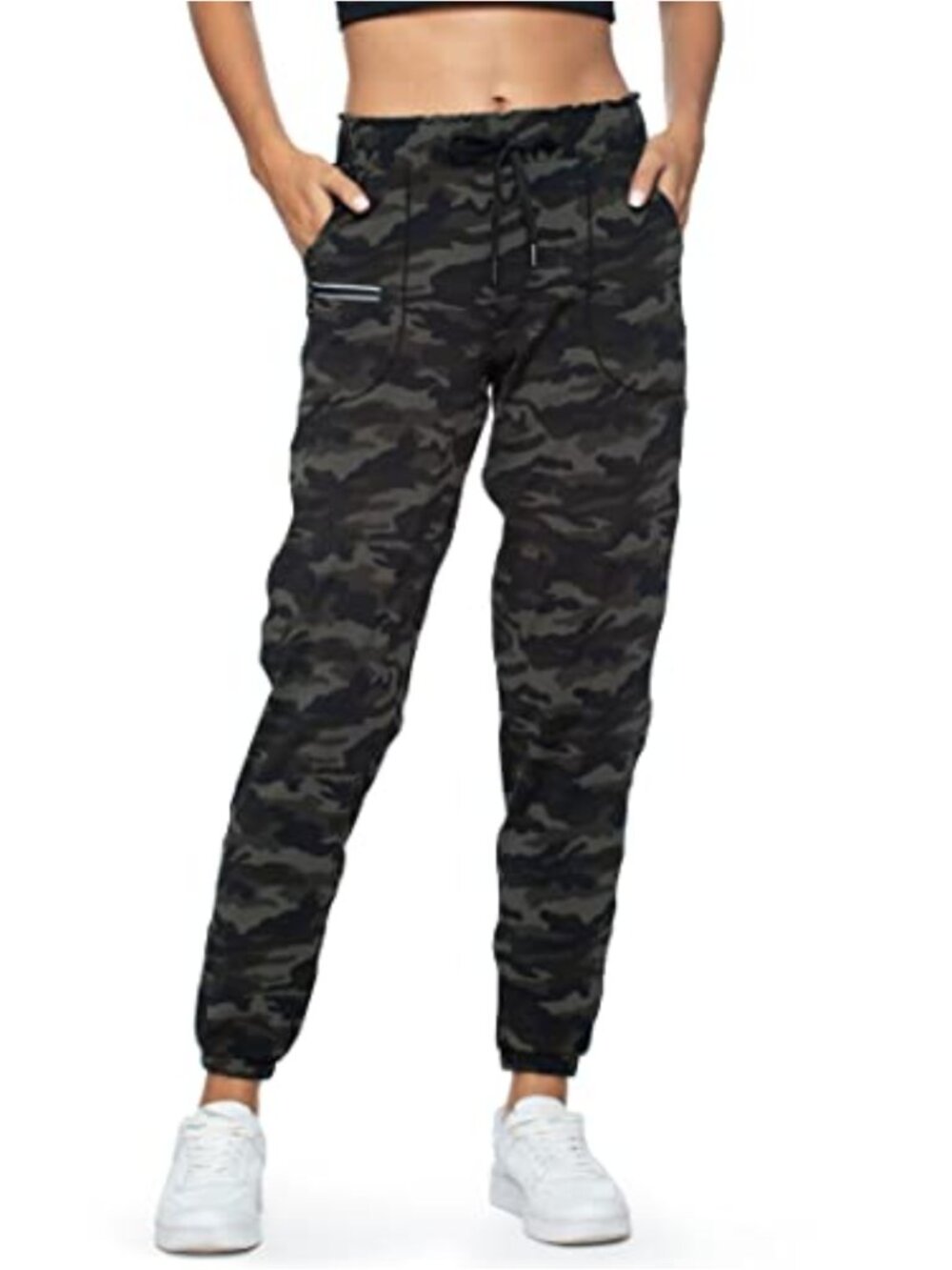 Women's Joggers with Pockets Elastic Waist Workout Yoga Lounge Pants